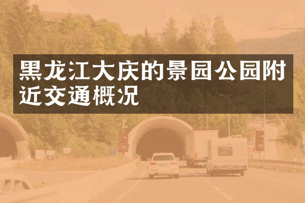 黑龙江大庆的景园公园附近交通概况
