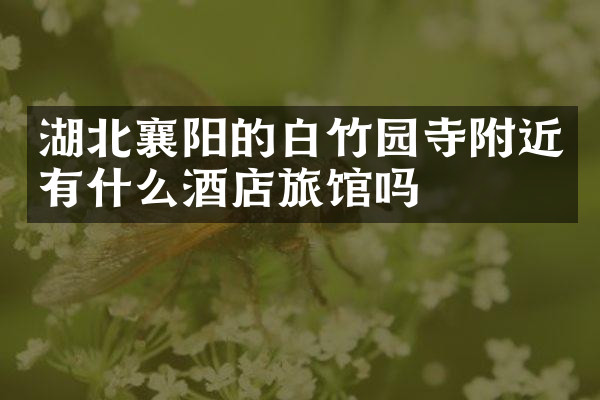 湖北襄阳的白竹园寺附近有什么酒店旅馆吗