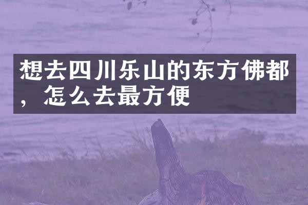 想去四川乐山的东方佛都，怎么去最方便