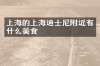 上海的上海迪士尼附近有什么美食