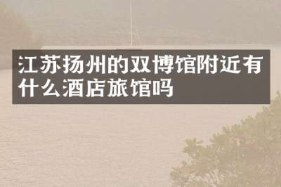 江苏扬州的双博馆附近有什么酒店旅馆吗