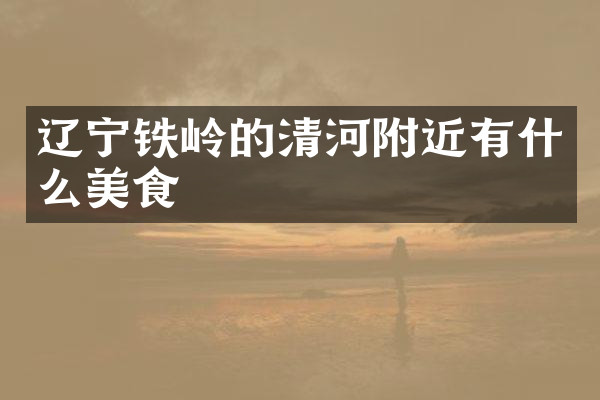 辽宁铁岭的清河附近有什么美食