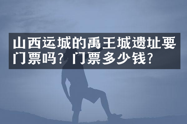 山西运城的禹王城遗址要门票吗？门票多少钱？