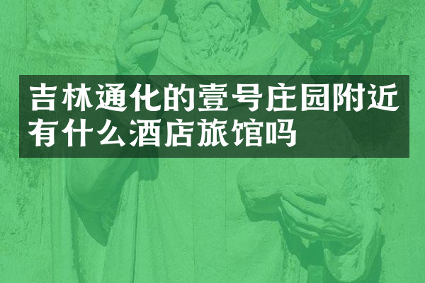 吉林通化的壹号庄园附近有什么酒店旅馆吗