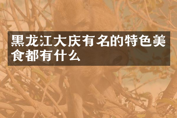 黑龙江大庆有名的特色美食都有什么