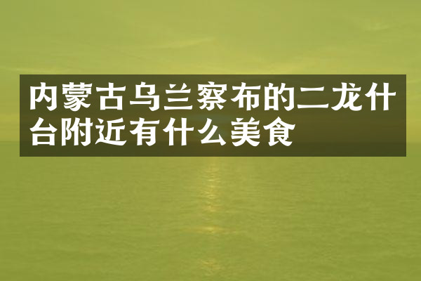 内蒙古乌兰察布的二龙什台附近有什么美食