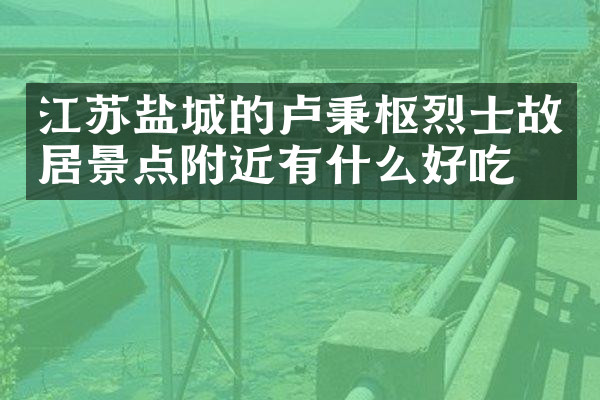 江苏盐城的卢秉枢烈士故居景点附近有什么好吃的