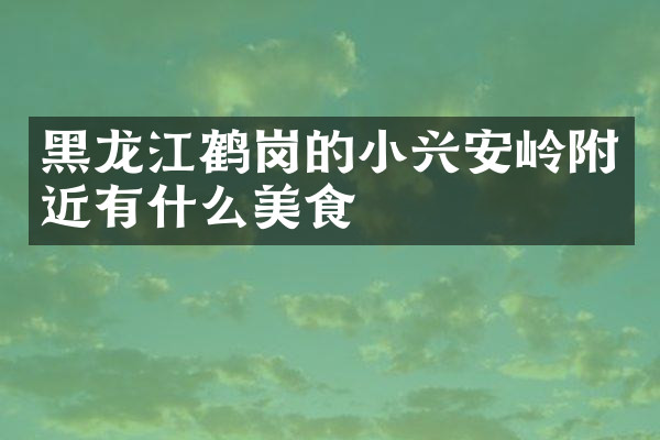 黑龙江鹤岗的小兴安岭附近有什么美食