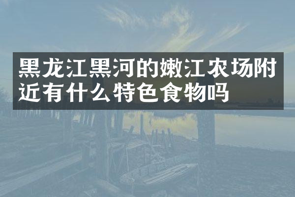 黑龙江黑河的嫩江农场附近有什么特色食物吗