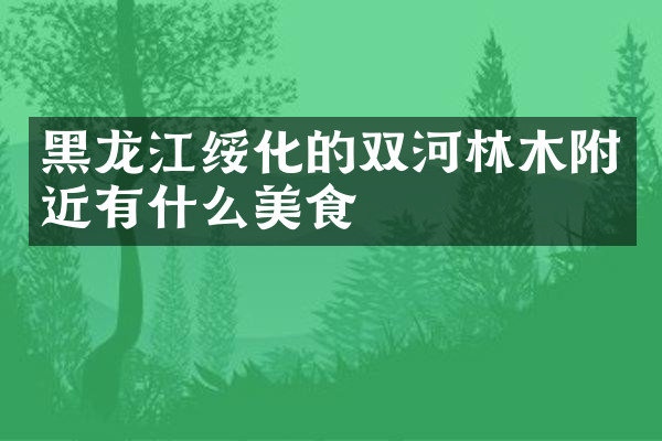 黑龙江绥化的双河林木附近有什么美食