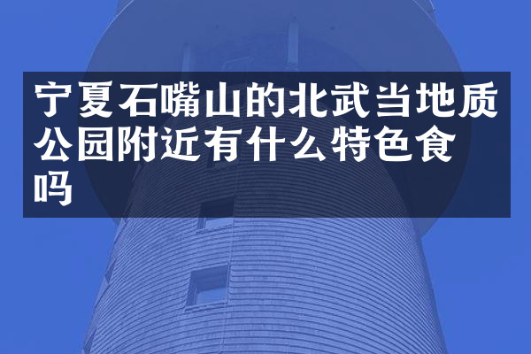 宁夏石嘴山的北武当地质公园附近有什么特色食物吗