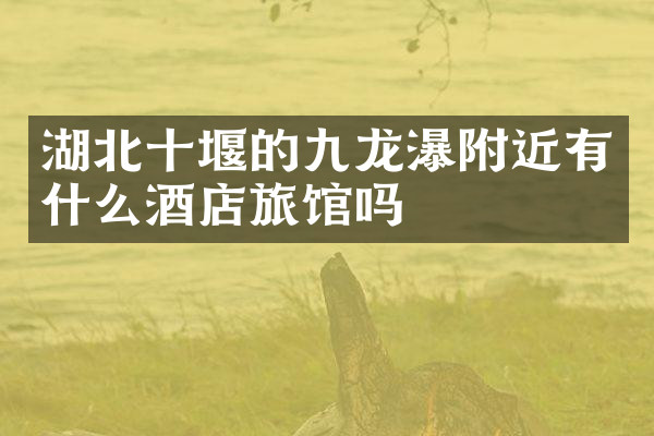 湖北十堰的九龙瀑附近有什么酒店旅馆吗
