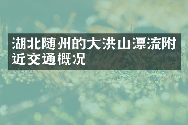 湖北随州的大洪山漂流附近交通概况