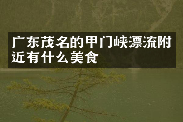 广东茂名的甲门峡漂流附近有什么美食