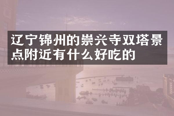 辽宁锦州的崇兴寺双塔景点附近有什么好吃的