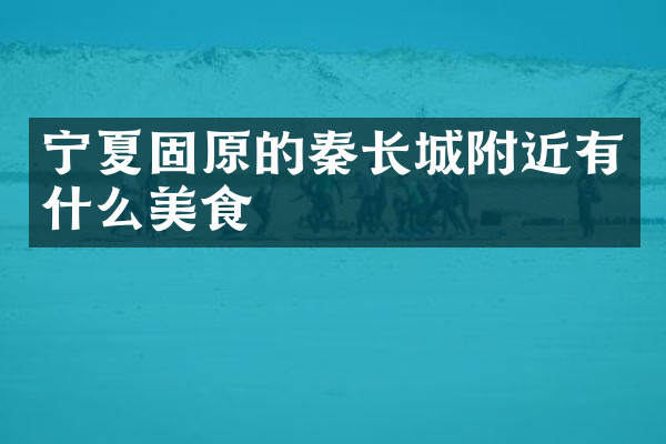 宁夏固原的秦长城附近有什么美食