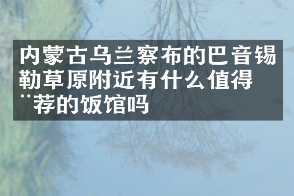 内蒙古乌兰察布的巴音锡勒草原附近有什么值得推荐的饭馆吗