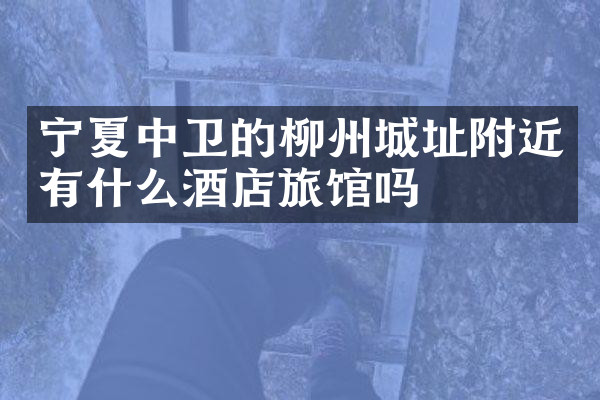 宁夏中卫的柳州城址附近有什么酒店旅馆吗