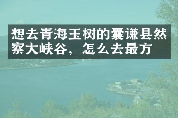 想去青海玉树的囊谦县然察大峡谷，怎么去最方便