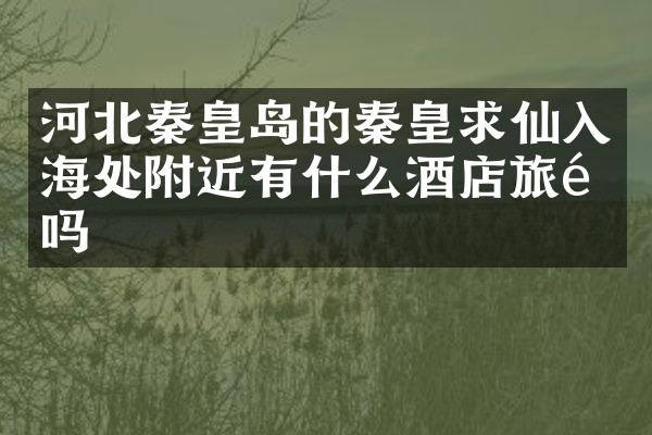 河北秦皇岛的秦皇求仙入海处附近有什么酒店旅馆吗
