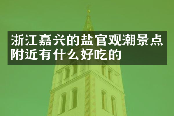 浙江嘉兴的盐官观潮景点附近有什么好吃的