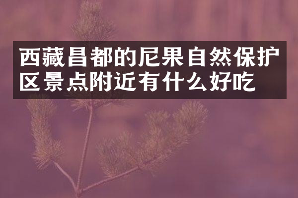 西藏昌都的尼果自然保护区景点附近有什么好吃的