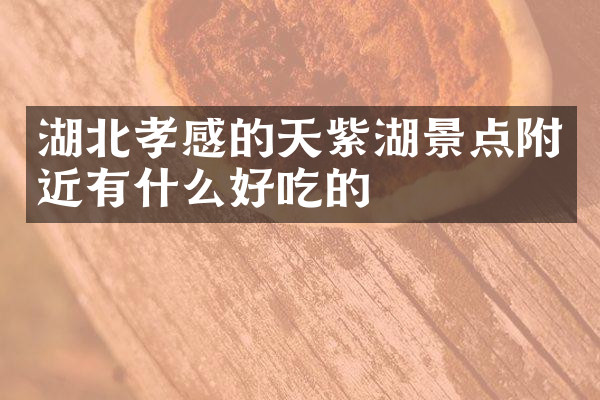 湖北孝感的天紫湖景点附近有什么好吃的