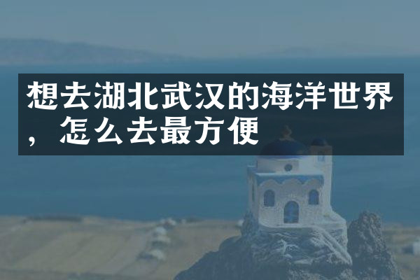 想去湖北武汉的海洋世界，怎么去最方便
