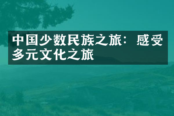 中国少数民族之旅：感受多元文化之旅