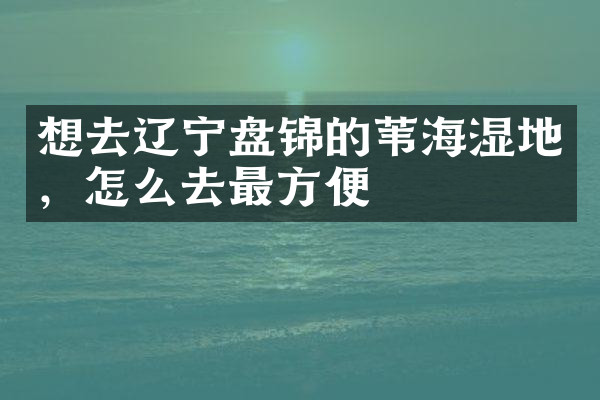 想去辽宁盘锦的苇海湿地，怎么去最方便