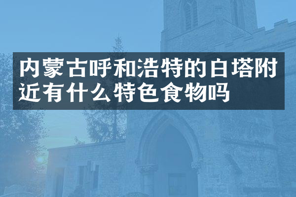 内蒙古呼和浩特的白塔附近有什么特色食物吗