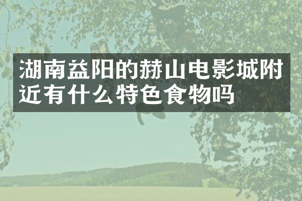湖南益阳的赫山电影城附近有什么特色食物吗