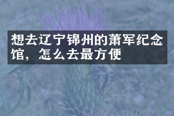 想去辽宁锦州的萧军纪念馆，怎么去最方便