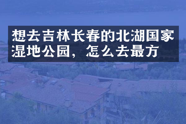 想去吉林长春的北湖国家湿地公园，怎么去最方便