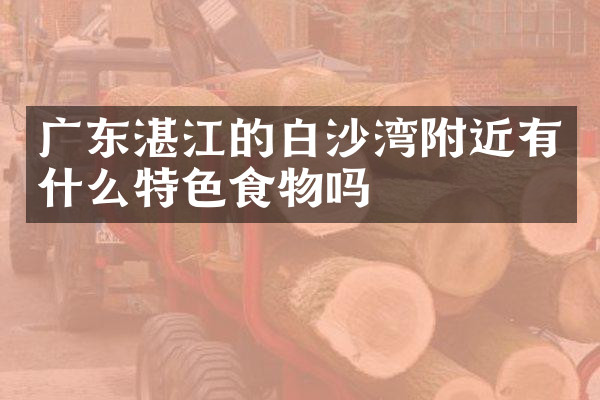 广东湛江的白沙湾附近有什么特色食物吗
