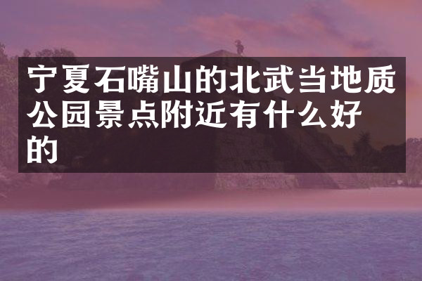 宁夏石嘴山的北武当地质公园景点附近有什么好吃的