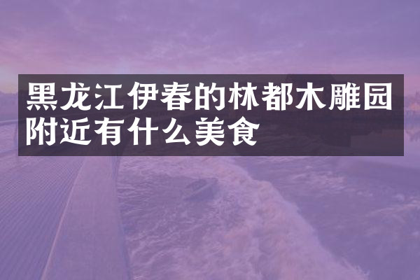黑龙江伊春的林都木雕园附近有什么美食