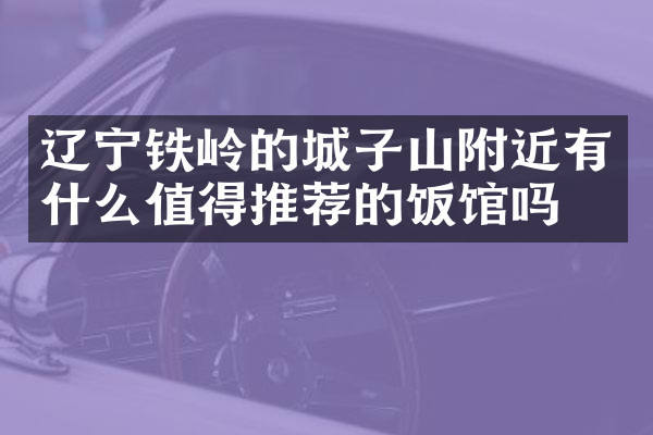 辽宁铁岭的城子山附近有什么值得推荐的饭馆吗