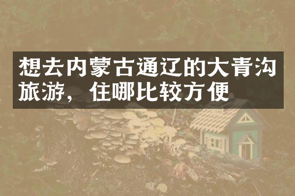 想去内蒙古通辽的大青沟旅游，住哪比较方便