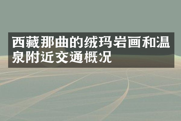 西藏那曲的绒玛岩画和温泉附近交通概况