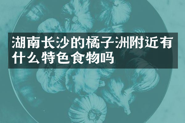湖南长沙的橘子洲附近有什么特色食物吗