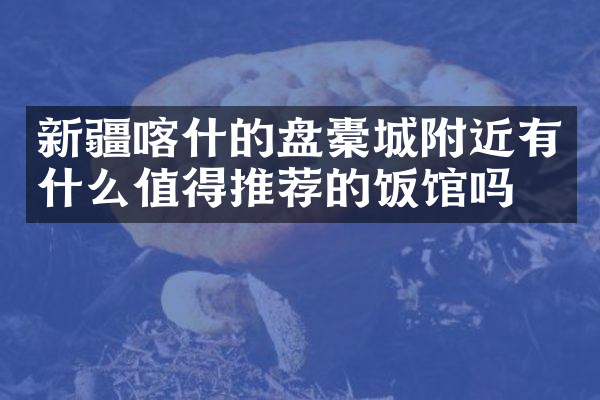 新疆喀什的盘橐城附近有什么值得推荐的饭馆吗