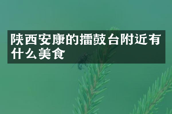 陕西安康的擂鼓台附近有什么美食