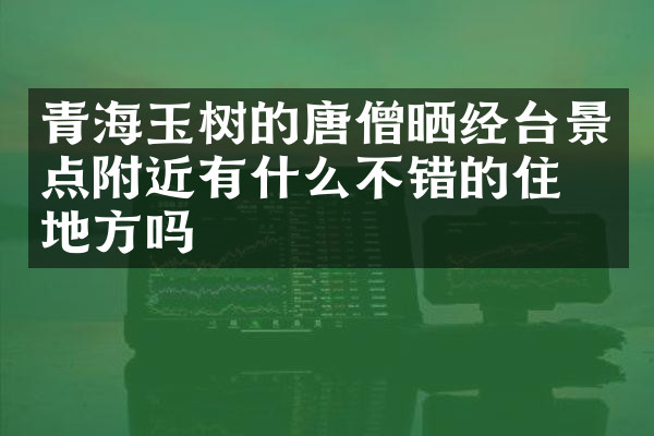 青海玉树的唐僧晒经台景点附近有什么不错的住的地方吗