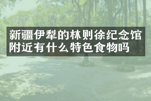 新疆伊犁的林则徐纪念馆附近有什么特色食物吗