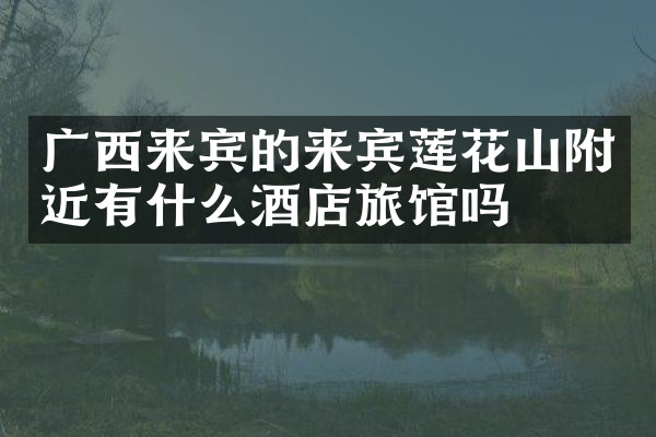 广西来宾的来宾莲花山附近有什么酒店旅馆吗