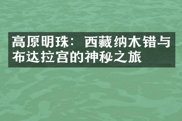 高原明珠：西藏纳木错与布达拉宫的神秘之旅