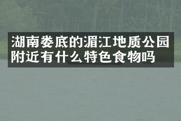 湖南娄底的湄江地质公园附近有什么特色食物吗