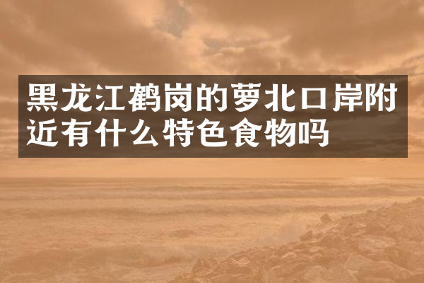 黑龙江鹤岗的萝北口岸附近有什么特色食物吗