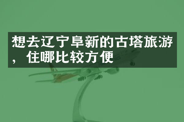 想去辽宁阜新的古塔旅游，住哪比较方便